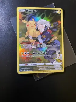 NEAR MINT! Pikachu TG05/TG30 Lost Origin Trainer Gallery Pokemon Card! SWSH - Image 1