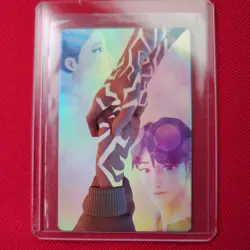 McDonald's Kpop Demon Hunters Photo Card - Rumi & Jinu - Holographic Ultra RARE - Image 1