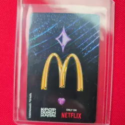 McDonald's Kpop Demon Hunters Photo Card - Rumi & Jinu - Holographic Ultra RARE - Image 2