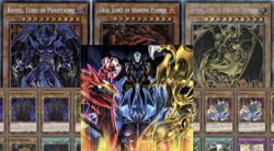 YuGiOh Sacred Beast Secret Rare Set & 51 Card Deck - Raviel, Uria, Hamon - Image 1