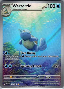 Wartortle - 171/165 SV: Scarlet & Violet 151 - Pokemon Card - NM - Image 1