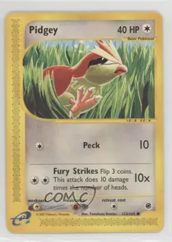 Pidgey Pokemon e-Card Series Expedition #123 2002 - Image 1