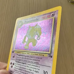 Pokemon Hypno 90 HP Holo Rare Fossil 8/62 Stage 1 1st Edition French Card 1999 - Image 2