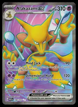 Pokemon Card - Alakazam ex 151 188/165 Ultra Rare 2023 - Image 1