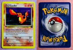 Charmander 50/82 | Team Rocket | 2000 WOTC Vintage Pokemon TCG Card | MP - Image 3
