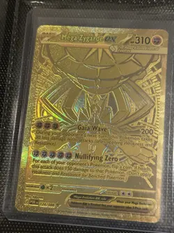 Pokemon Mega Zygarde EX Gold Secret Rare Full Art Holo Card 124/088 XY - Image 1