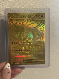 Pokemon Mega Zygarde EX Gold Secret Rare Full Art Holo Card 124/088 XY - Image 2