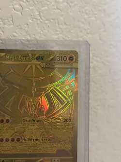 Pokemon Mega Zygarde EX Gold Secret Rare Full Art Holo Card 124/088 XY - Image 4