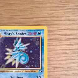 Misty's Seadra Holo Prerelease Card 9/132 Gym Heroes NM - Image 3