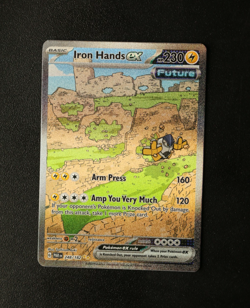 Pokemon Card TCG - Iron Hands EX 248/182 - Paradox Rift - SIR - NM ⭐ - Image 1