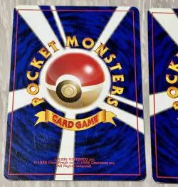 Pokemon Card Old Back Charmander Bulbasaur Squirtle Base Set No Rarity 1996 - Image 4