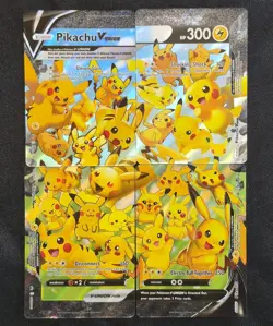 Pikachu V-Union [Set of 4] Sword & Shield Holo Promo Pokemon Card Set - Image 1
