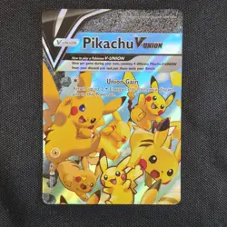 Pikachu V-Union [Set of 4] Sword & Shield Holo Promo Pokemon Card Set - Image 2