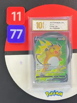 Pokemon PTCG S-Chinese Card CS5aC-134 Raichu V Grade10 - Image 1