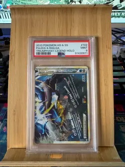 Pokemon Palkia & Dialga Legend Pair PSA 8 & 9 Triumphant #101/102 & 102/102 SEQ - Image 4