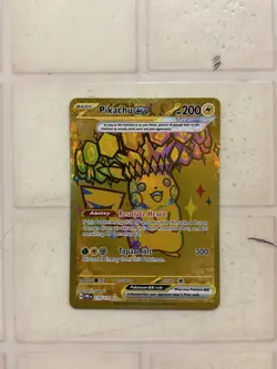 Pokemon Card Pikachu Ex 179/131 Secret Rare Scarlet Violet Prismatic Evolutions - Image 3
