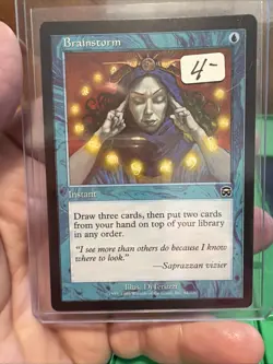 Brainstorm Mercadian Masques Regular Magic The Gathering MTG - Image 1