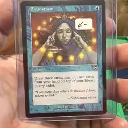 Brainstorm Mercadian Masques Regular Magic The Gathering MTG - Image 1