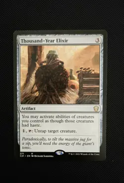 Magic: The Gathering Thousand-Year Elixir Commander 2021 Artifact Rare 271 EN - Image 1