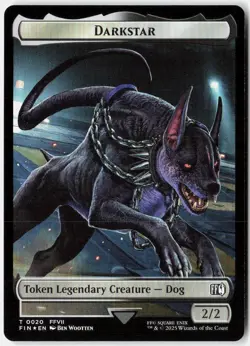 Angelo // Darkstar Double-Sided Token Foil T FINAL FANTASY 19 // 20 LP-NM - Image 2