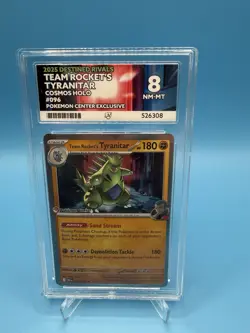 Pokemon Team Rockets Tyranitar Stamped Promo Card Pokemon Center ACE 8 - Image 1