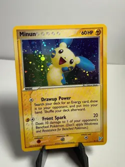 Minun 6/12 EX Trainer Kit 2 Minun Pokemon Holo Near Mint - Image 1