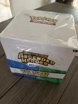 Pokemon Ascended Heroes Tech Sticker Collection SEALED Case Set of 12 Blisters! - Image 2