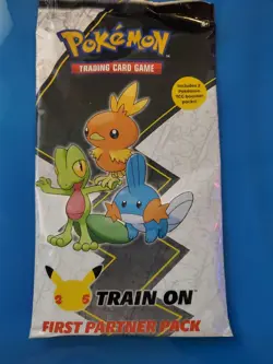 Pokemon TCG 25th Anniversary Train On First Partner Pack Hoenn Oversized Sealed! - Image 1