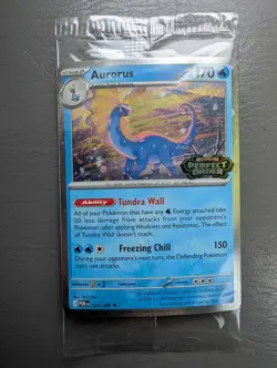 Aurorus 024/088 Cosmo Holo - Pokemon TCG: Perfect Order Stamped Promo Sealed - Image 1