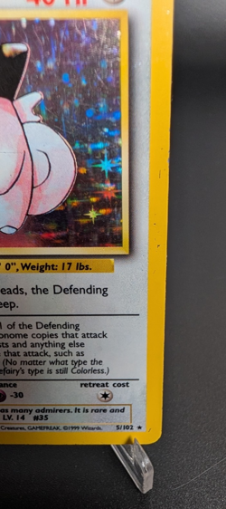 Clefairy - Base Set Unlimited 5/102 - Pokemon TCG (Vintage WOTC) - MP/HP - Image 5