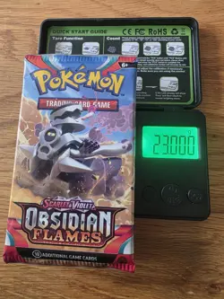 Pokemon Obsidian Flames Heavy Booster Pack POSSIBLE GOD / DEMI PACKU 23 Grams - Image 1