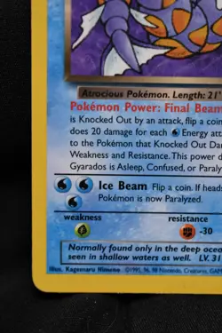 Dark Gyarados 25/82 NM Team Rocket Regular Unlimited Pokemon TCG Near Mint - Image 5