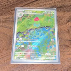 Ivysaur 167/165 SV: Scarlet & Violet 151 Illustration Rare Holo Pokemon TCG - Image 1