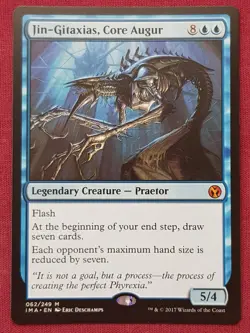 Magic The Gathering ICONIC MASTERS JIN-GITAXIAS CORE AUGUR blue card MTG - Image 1