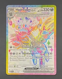 Pokemon Card Hydreigon EX 223/191 Surging Sparks - Near Mint - Image 1