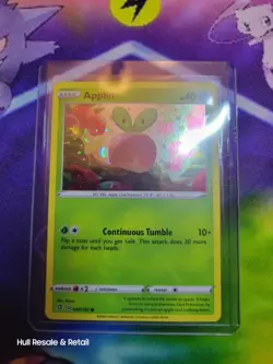 Applin 020/192 Cosmos Holo Rare Near Mint 2020 Pokemon TCG Card Rebel Clash NM - Image 3
