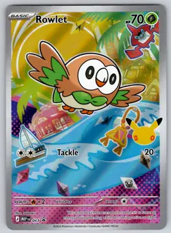 Rowlet - 043 043 ME: Mega Evolution Promo NM Pokemon Promo - Image 1