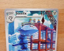 Steelix - 208/182 - Illustration Rare Pokemon Paradox Rift NM - Image 2