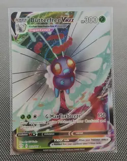 Pokemon TCG - Butterfree Vmax - Darkness Ablaze 002/189 Holo Ultra Rare Full Art - Image 1