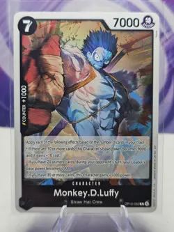 Monkey.D.Luffy OP15-092 Adventure on Kami's Island Foil English One Piece NM - Image 1