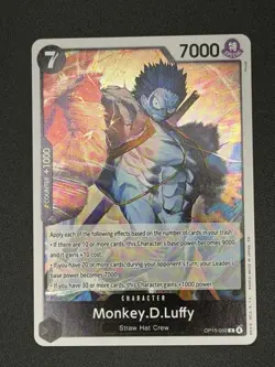 One Piece Adventure on Kami’s Island OP-15-EB04 - Monkey.D.Luffy Rare OP15-092 - Image 1