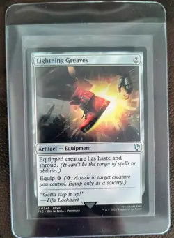Lightning Greaves Magic the Gathering MTG Commander: Final Fantasy 0349 FFVII - Image 1