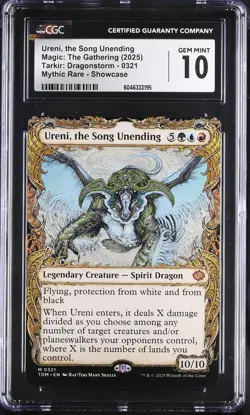 URENI, THE SONG UNENDING Tarkir: Dragonstorm Showcase Mythic CGC 10 MTG EDH - Image 1
