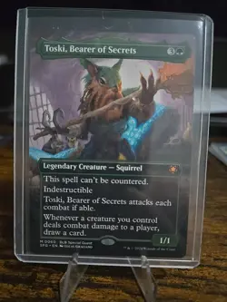 MTG Toski, Bearer of Secrets (Borderless) NM Normal Special Guests - Image 1
