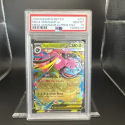 2025 Pokemon Mega Evolutions Mega Venusaur EX #013 Graded PSA 10 - Image 1