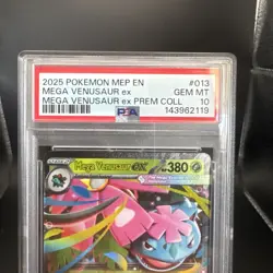 2025 Pokemon Mega Evolutions Mega Venusaur EX #013 Graded PSA 10 - Image 2