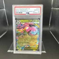 2025 Pokemon Mega Evolutions Mega Venusaur EX #013 Graded PSA 10 - Image 5