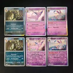 Pokemon Eeveelutions x17 Card Lot Bundle From Prismatic Evolution - Image 1