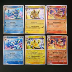 Pokemon Eeveelutions x17 Card Lot Bundle From Prismatic Evolution - Image 3