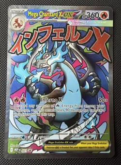 Mega Charizard X Ex 023 | Black Star Promo | Full Art | 2025 | Pokemon - Image 1